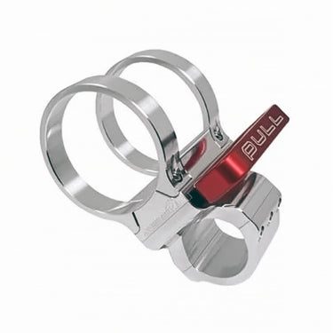 OverRev quick-release roll cage fire bottle mount for 90mm extinguisher